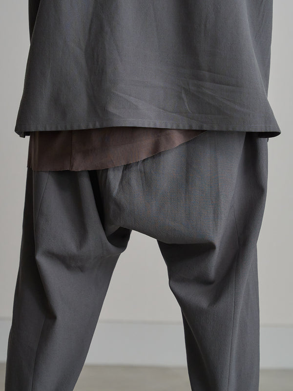 Drawstring Sarouel Zip Pants [BISHU]