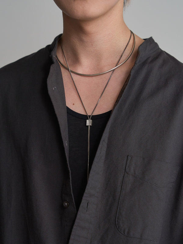 Premium Knit Layered Tank Top【black】