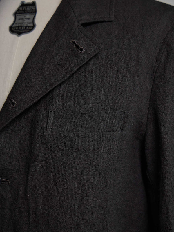 Dry Serge Tailored Jacket [BLACK]