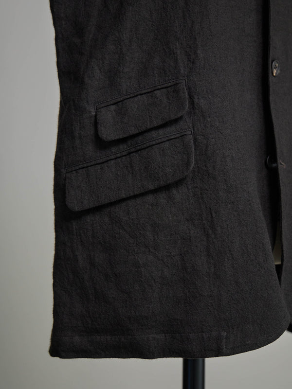 Dry Serge Tailored Jacket [BLACK]