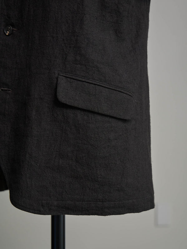 Dry Serge Tailored Jacket [BLACK]