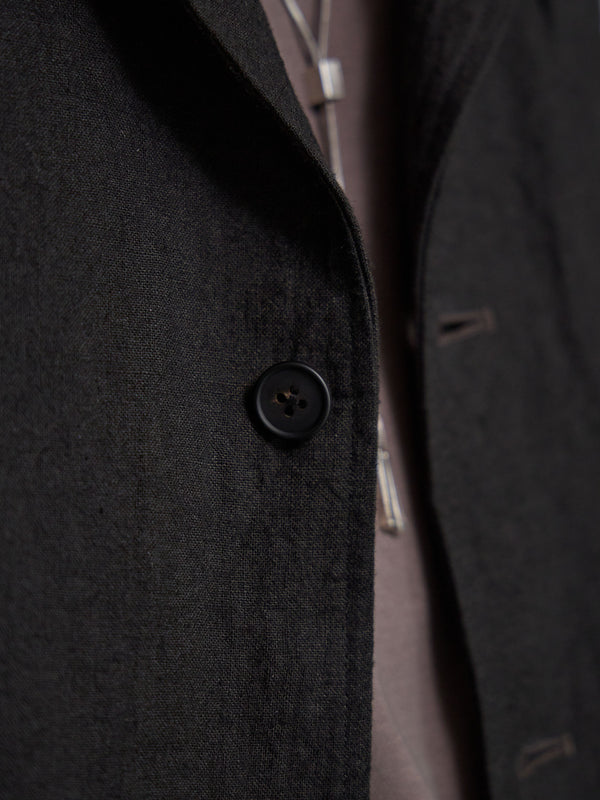 Dry Serge Tailored Jacket [BLACK]
