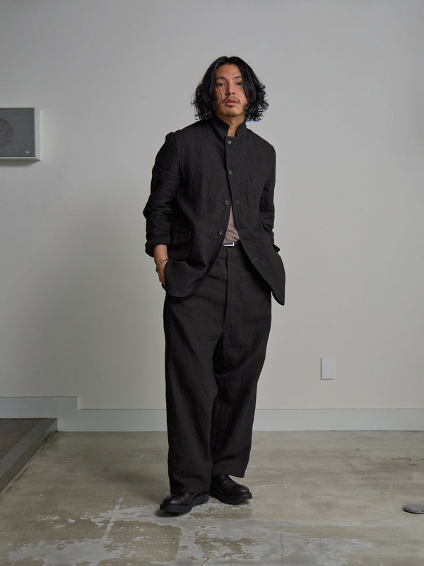 Dry Serge Tailored Jacket [BLACK]