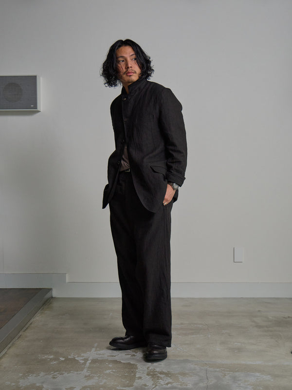 Dry Serge Tailored Jacket [BLACK]