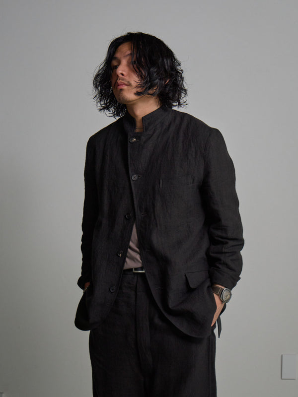 Dry Serge Tailored Jacket [BLACK]
