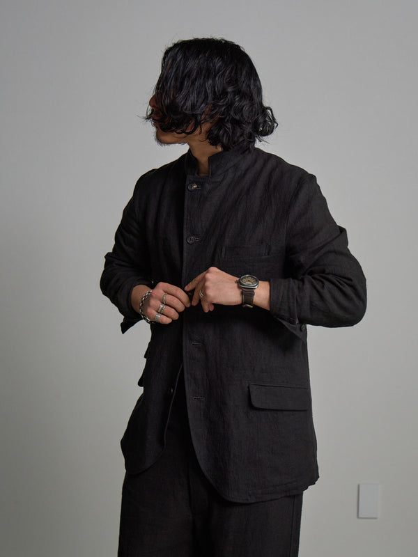 Dry Serge Tailored Jacket [BLACK]