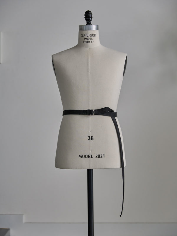 Double Roop Long Belt -KOBI Silver