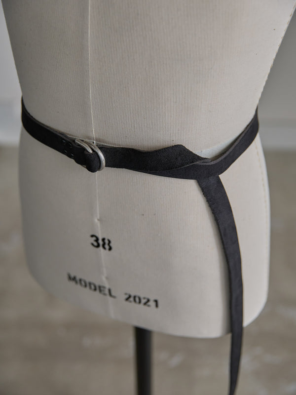 Double Roop Long Belt -KOBI Silver