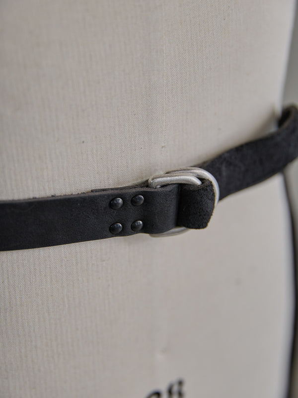 Double Roop Long Belt -KOBI Silver