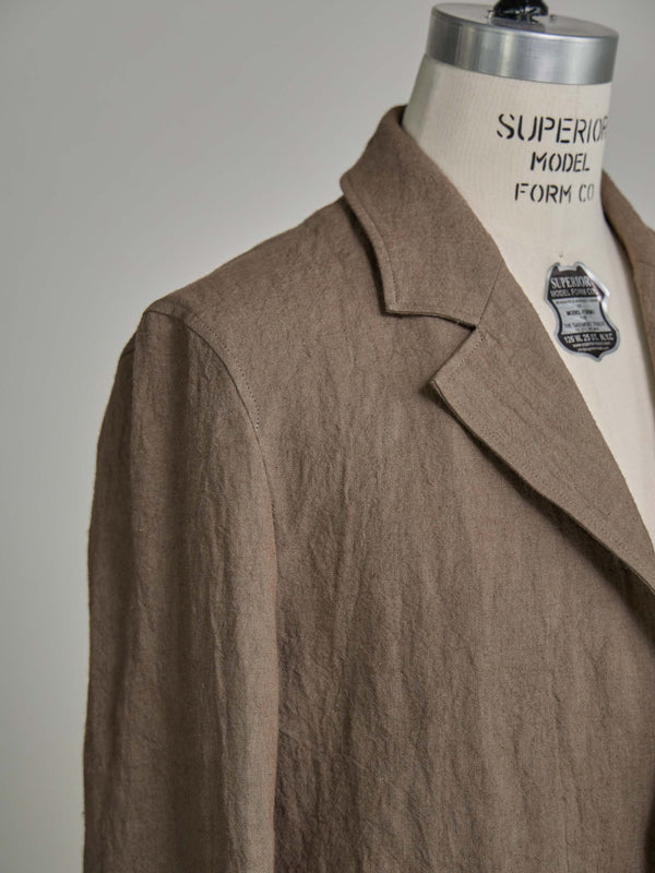 Dry Serge Tailored Jacket [TAUPE]