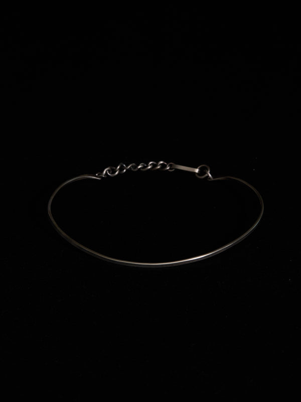 Silver Hooked Chain Choker