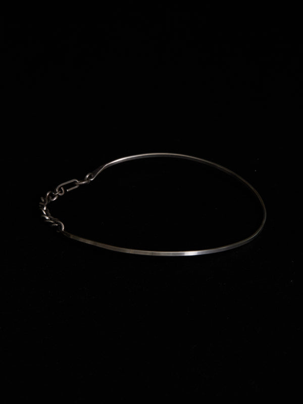 Silver Hooked Chain Choker