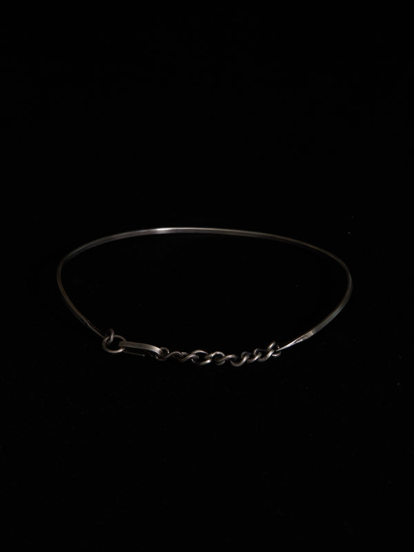 Silver Hooked Chain Choker
