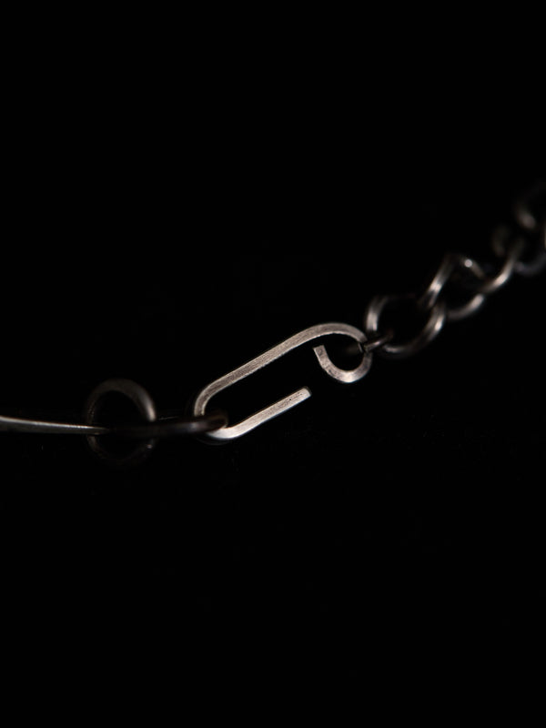 Silver Hooked Chain Choker