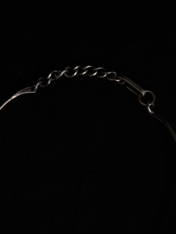 Silver Hooked Chain Choker