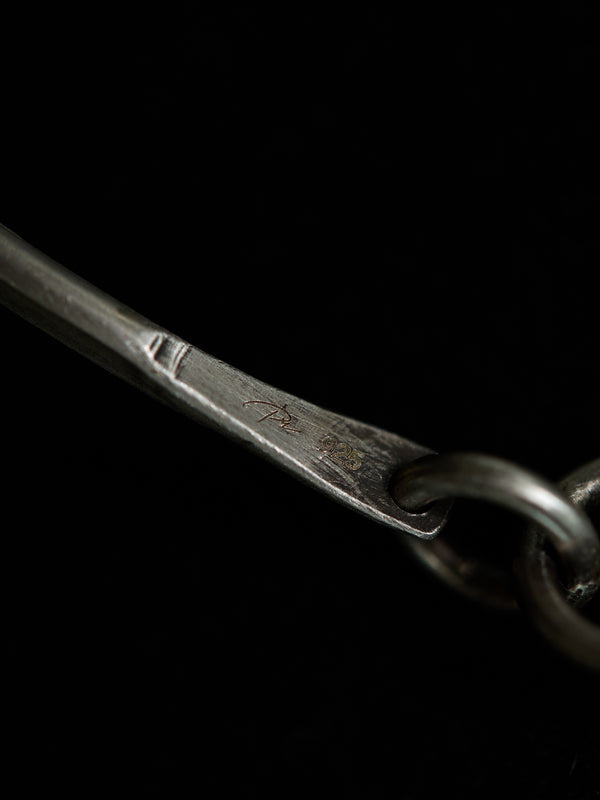 Silver Hooked Chain Choker