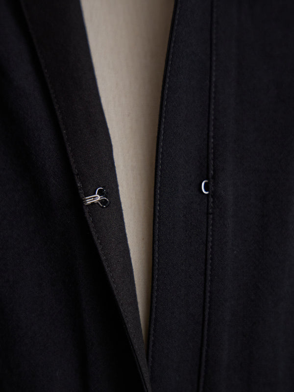 Hooked Vareuse Wool Shirt [BISHU]