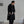 Back - Vent Washed - Serge Overcoat [尾州ウール]【black】 - PRY
