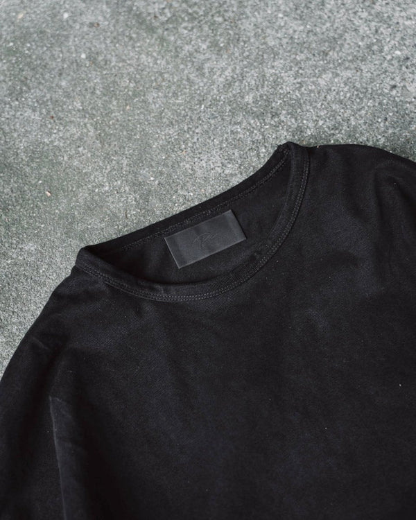 Balloon-sleeve Sweatshirt [black] - PRY