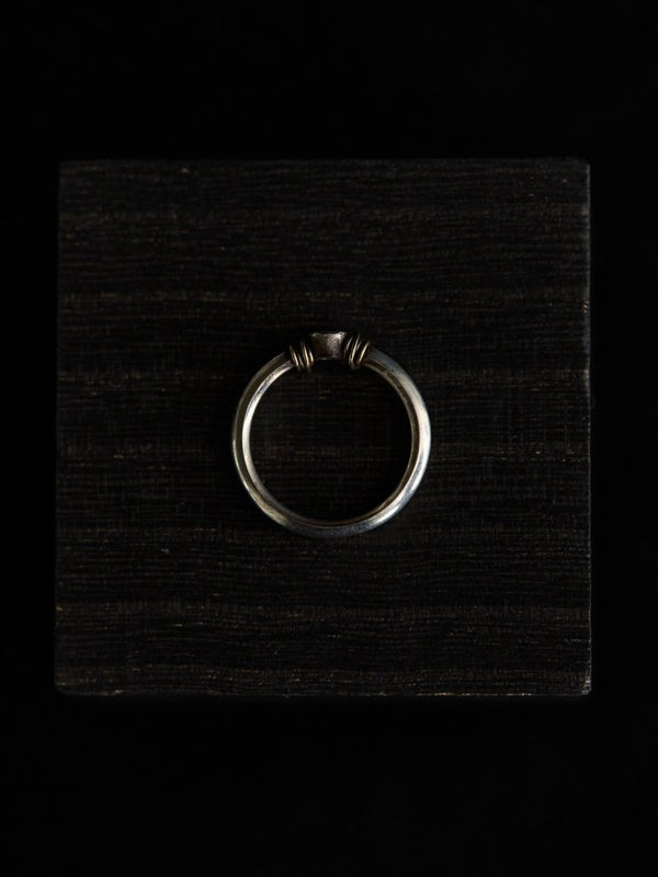 Black Diamond Ring [slv925+k10] - PRY