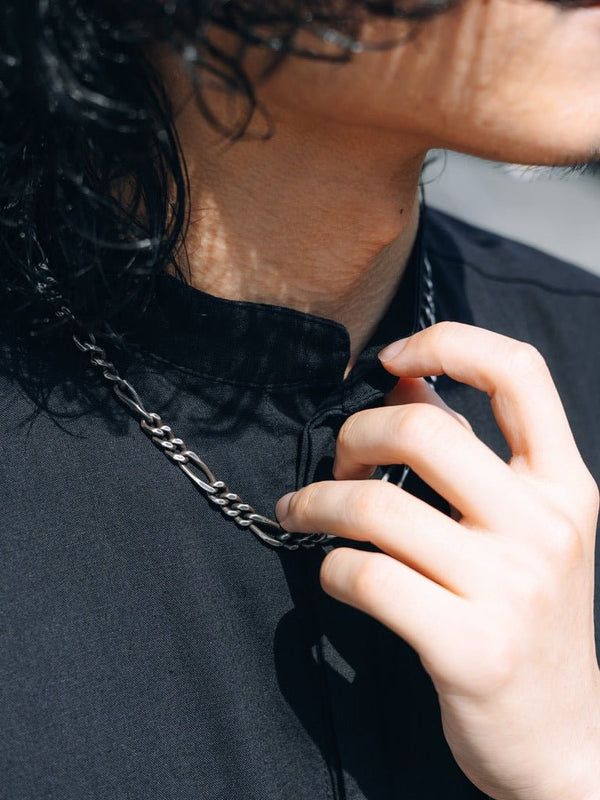 【アーカイブ販売】Black Frayed Edge Linen Shirt [for setup] - PRY