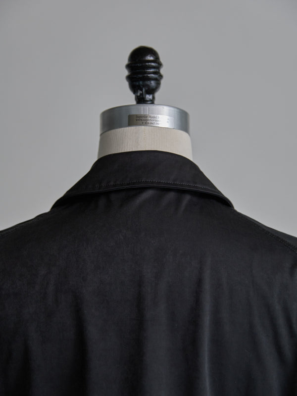Velvet Suede Tailored Jacket [BLACK]
