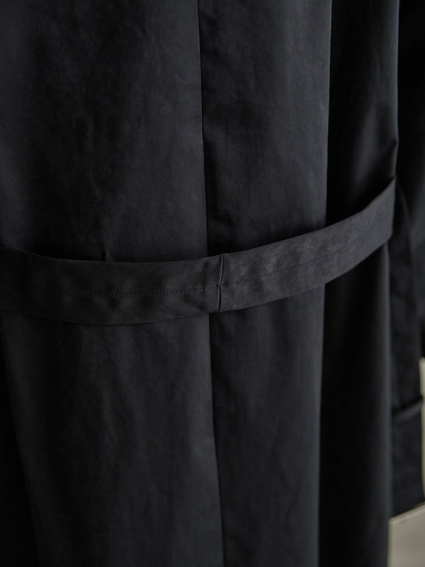 Velvet Suede Motorcycle Coat [BLACK]