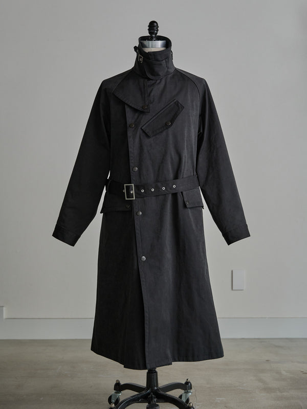 Velvet Suede Motorcycle Coat [BLACK]