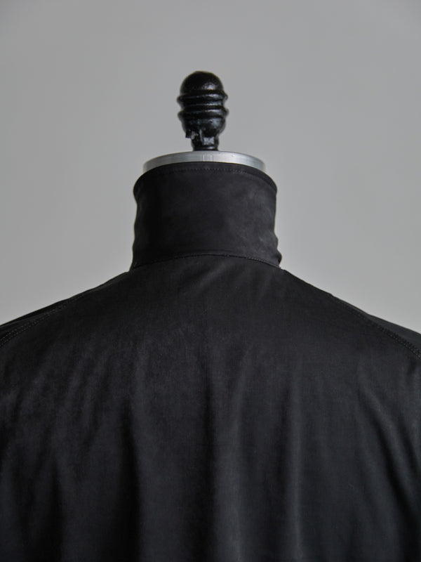 Velvet Suede Tailored Jacket [BLACK]