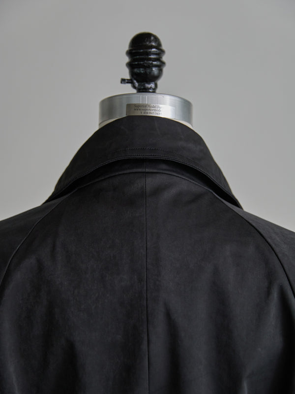Velvet Suede Motorcycle Coat [BLACK]