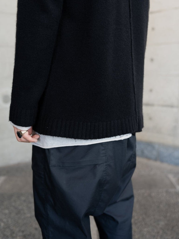 Brushed Cashmere Docking Sweater - PRY