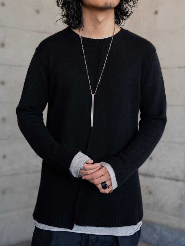 Brushed Cashmere Docking Sweater - PRY