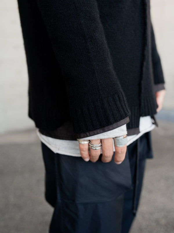 Brushed Cashmere Docking Sweater - PRY