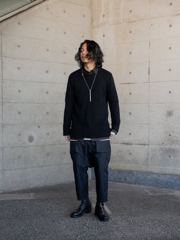 Brushed Cashmere Docking Sweater - PRY