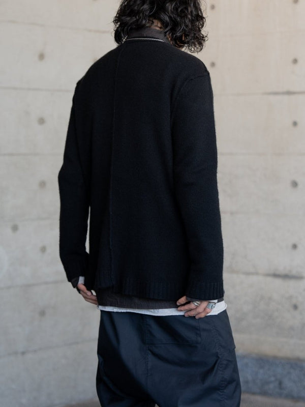 Brushed Cashmere Docking Sweater - PRY