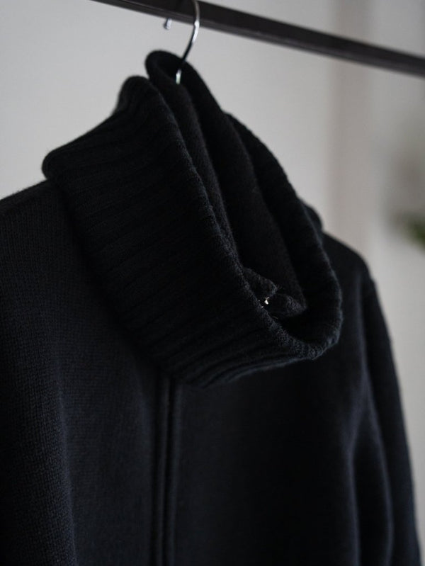 Cashmere Double Wrap Snood【black】 - PRY