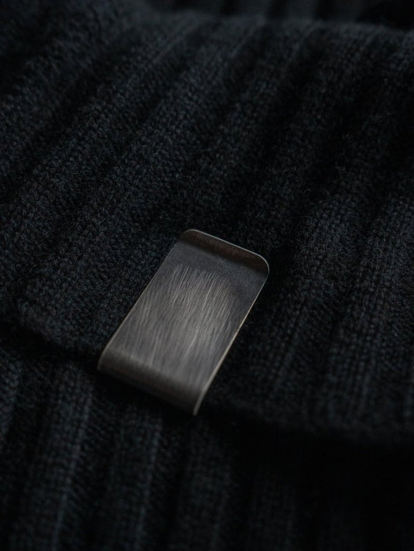 Cashmere Double Wrap Snood【black】 - PRY