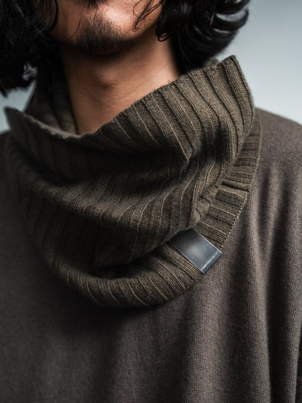 Cashmere Double Wrap Snood【taupe】 - PRY