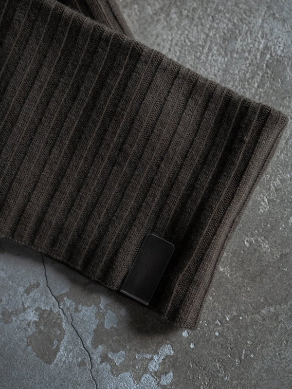 Cashmere Double Wrap Snood【taupe】 - PRY