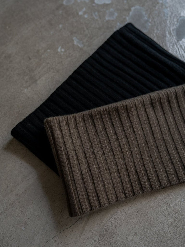 Cashmere Double Wrap Snood【taupe】 - PRY