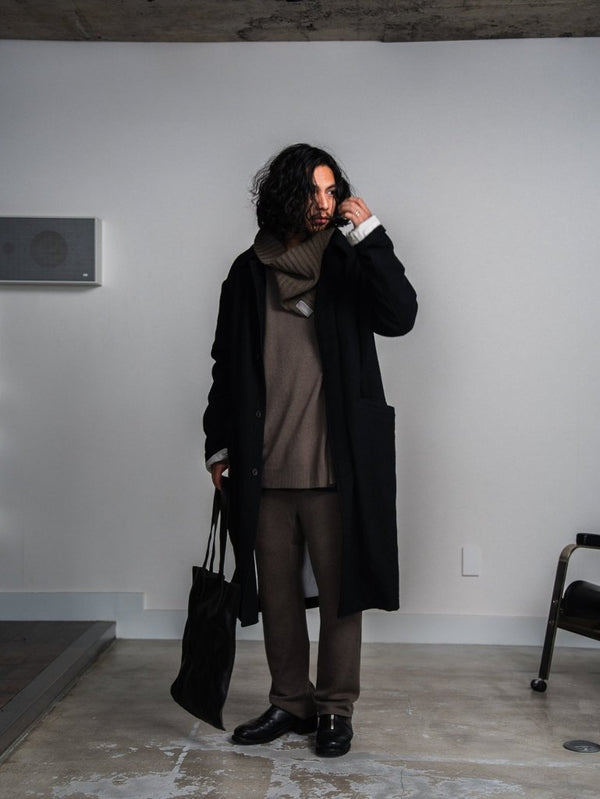 Cashmere Double Wrap Snood【taupe】 - PRY