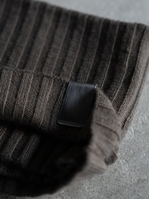 Cashmere Double Wrap Snood【taupe】 - PRY