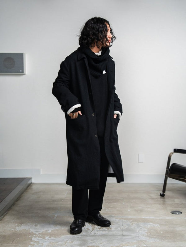 Cashmere Easy Flare Pants【black】 - PRY