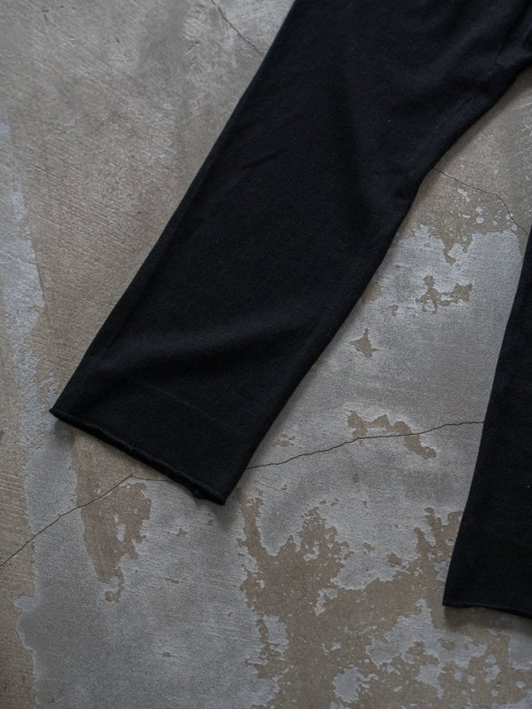 Cashmere Easy Flare Pants【black】 - PRY