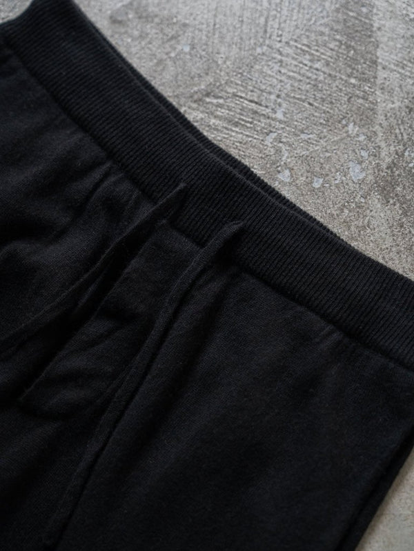 Cashmere Easy Flare Pants【black】 - PRY