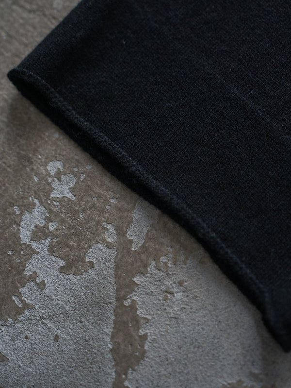 Cashmere Easy Flare Pants【black】 - PRY