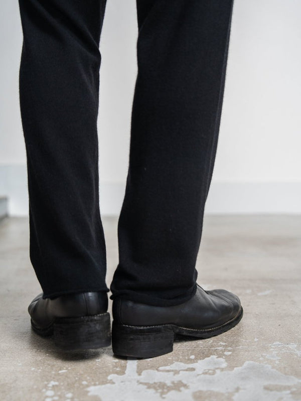 Cashmere Easy Flare Pants【black】 - PRY