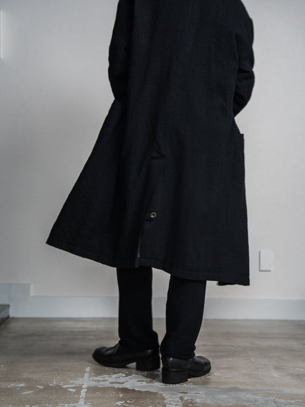 Cashmere Easy Flare Pants【black】 - PRY