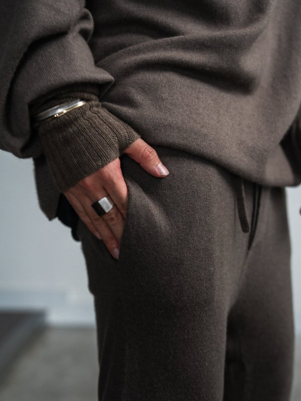 Cashmere Easy Flare Pants【taupe】 - PRY