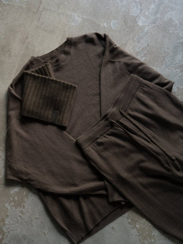Cashmere Easy Flare Pants【taupe】 - PRY